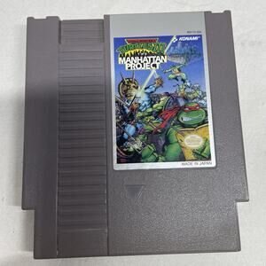 Teenage Mutant Ninja Turtles III The Manhattan Project NES Cartridge Only Tested